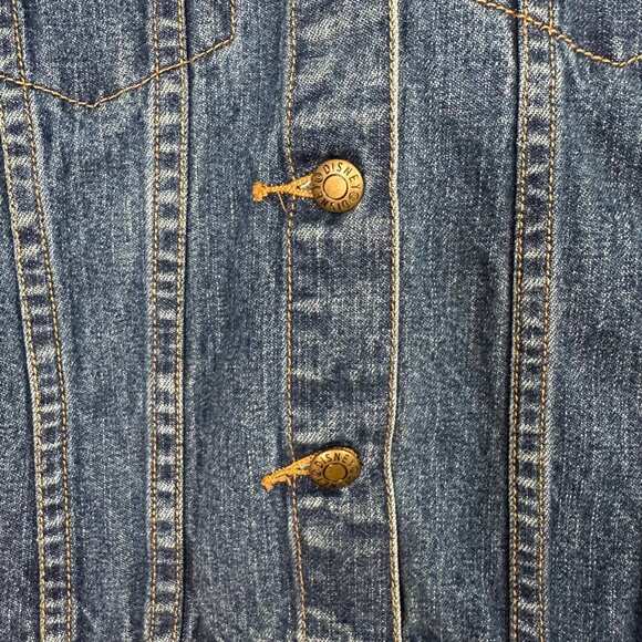 Disney Pixar Cars Lightning McQueen Denim Jacket Small - Picture 3 of 12